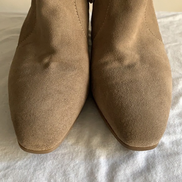 Aquatalia Suede Block Heel Ankle Boots - Picture 6 of 11